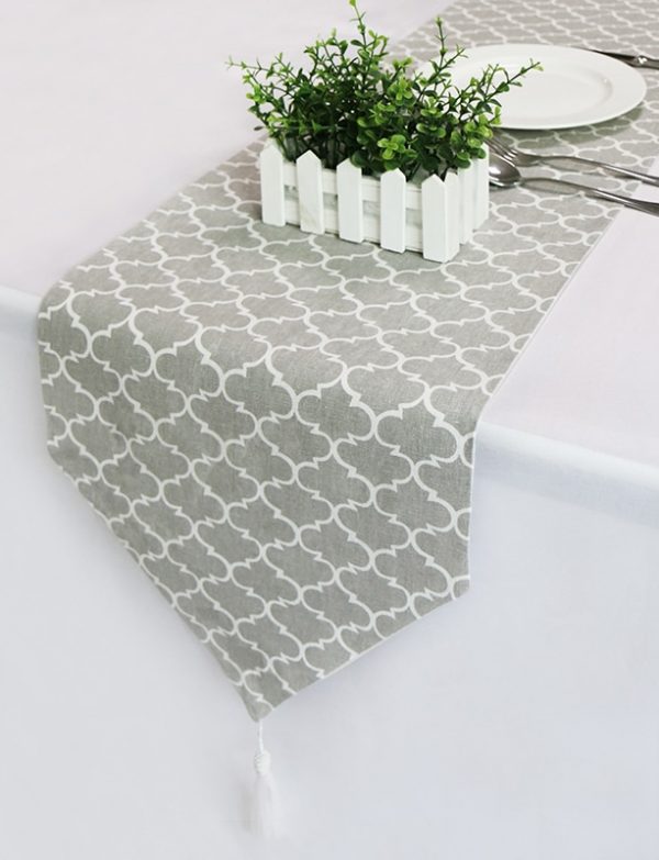 CHEMIN DE TABLE GREY