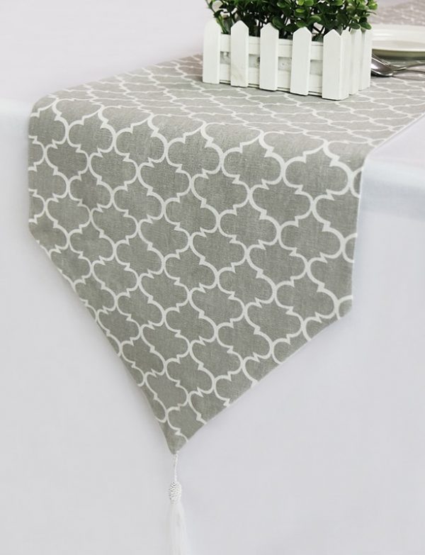 CHEMIN DE TABLE GREY