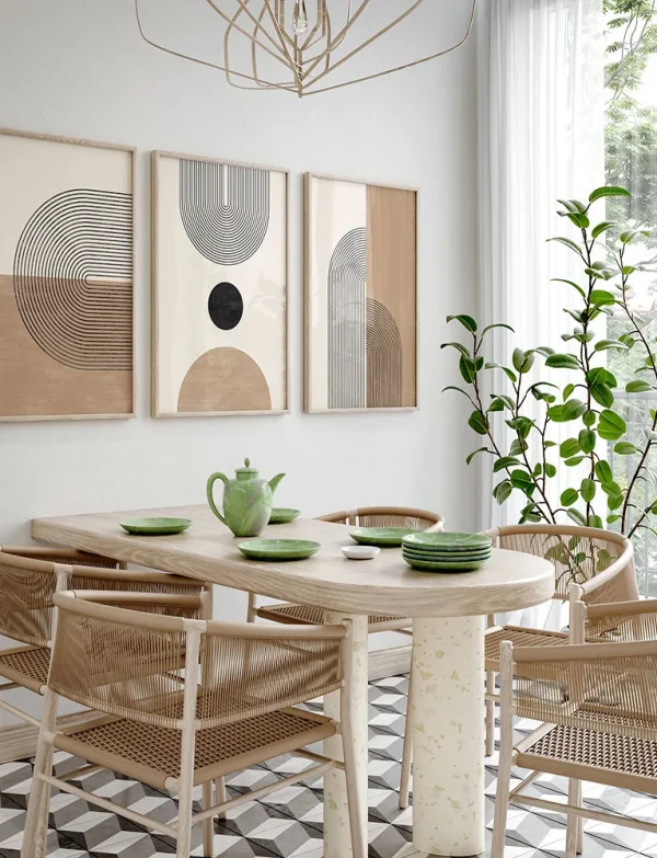 ABSTRACT GEOMETRIC - DÉCO MURALE INTÉRIEUR