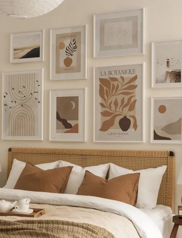 BOHO GEOMETRIC – TOILE MURALE